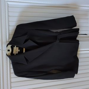Black Blazer with side tie. Size 2.